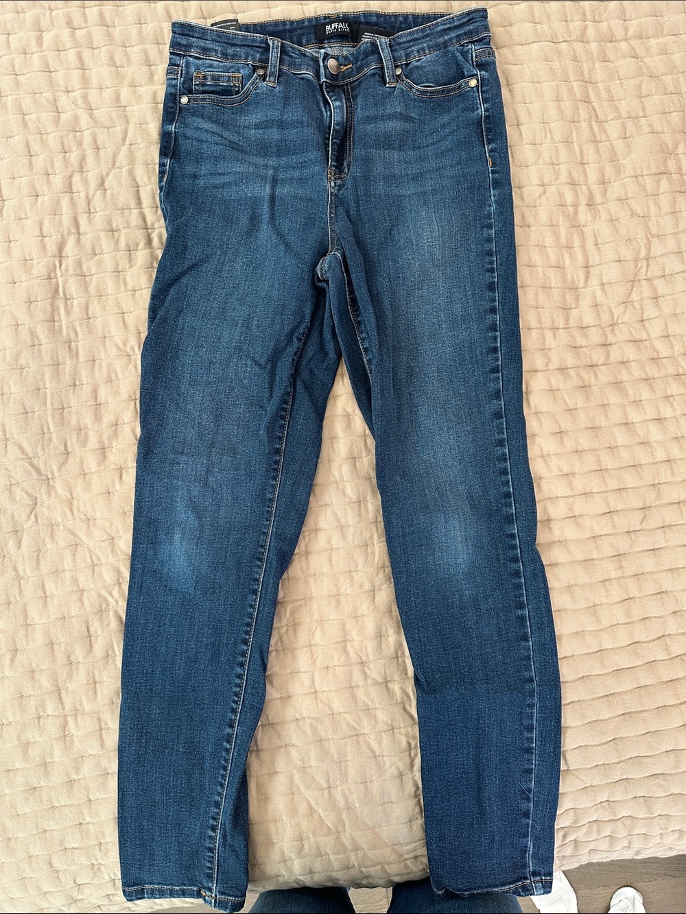Buffalo David Bitton Women's Medium Dark Blue Skinny Jeans